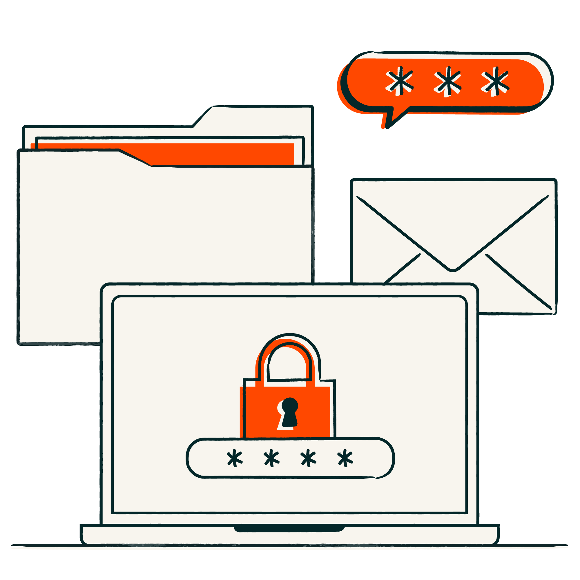 Secure Access_Linear_llustrations_Environmental
