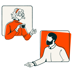 Virtual_Connection_Linear_llustrations_Characters